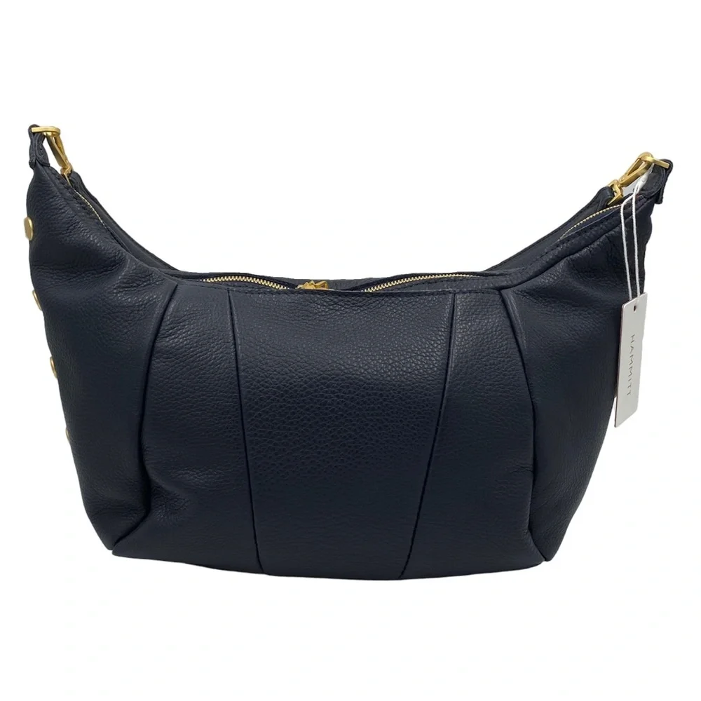 Hammitt MORGAN Blue Pebbled Leather Crossbody Bag NWT - Picture 12 of 13